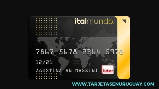 Tarjeta de crédito Italmundo Oro