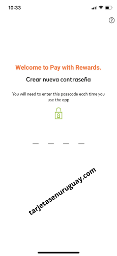 Descargar app para canje puntos BROU Recompensa e ingresar pin